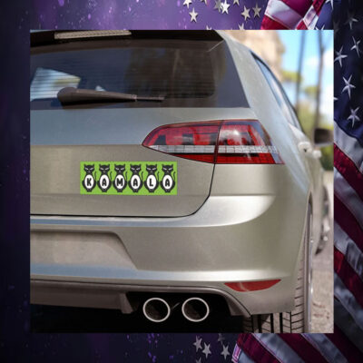Cat Ladies For Kamala Democracy Car Magnet