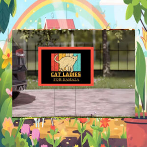 Cat Ladies For Kamala Harris Election Yard Sign