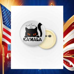 Cat Ladies For Kamala Pin Button