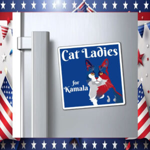 Cat Ladies For Kamala Sticker