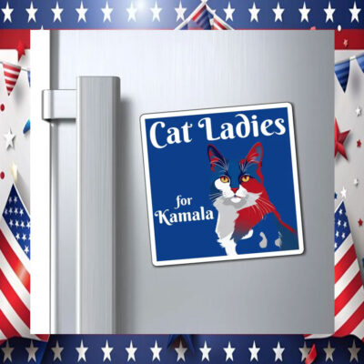 Cat Ladies For Kamala Sticker