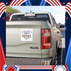 Cat Ladies Fur Kamala Car Magnets