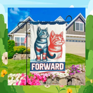 Cat Ladies Harris Walz 2024 Forward Flag