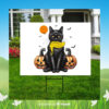 Cat Ladies Kamala Harris 2024 Halloween Yard Sign
