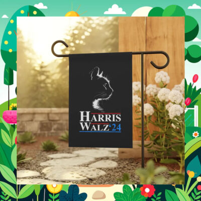 Cat Ladies for Harris Walz 2024 Garden Flag