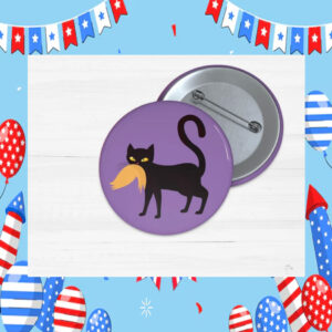 Cat Ladies for Kamala Harris Button