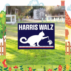 Cat Ladies for Kamala Harris Yard Sign