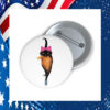 Cat Woman Voters Pin Harris Democratic Election Campaign Button