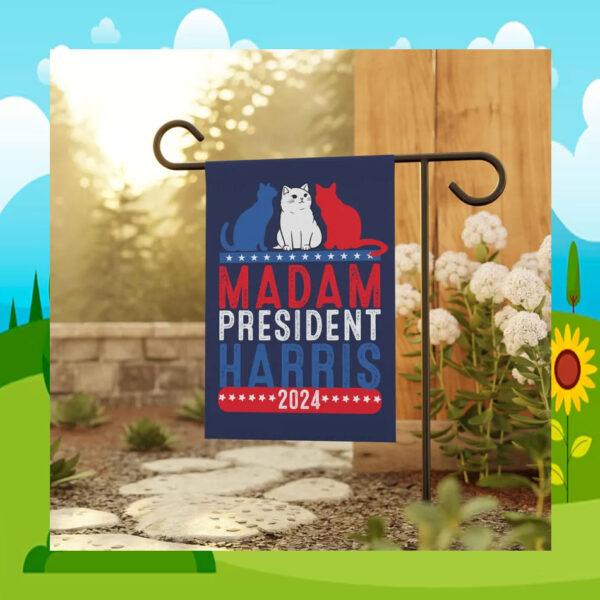 Cat for Madam President Harris Flag