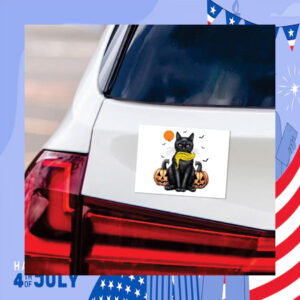 Cat ladies For Kamala 2024 Halloween Car Magnet
