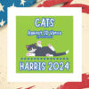 Cats Against JD Vance Vote Harris 2024 Car Magnet