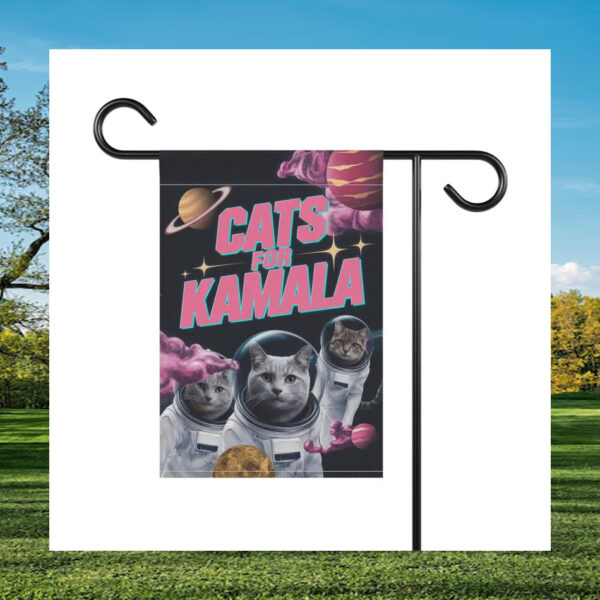 Cats For Kamala Garden Flags