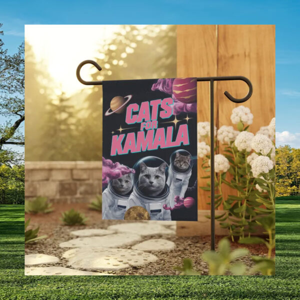 Cats For Kamala Garden Flags