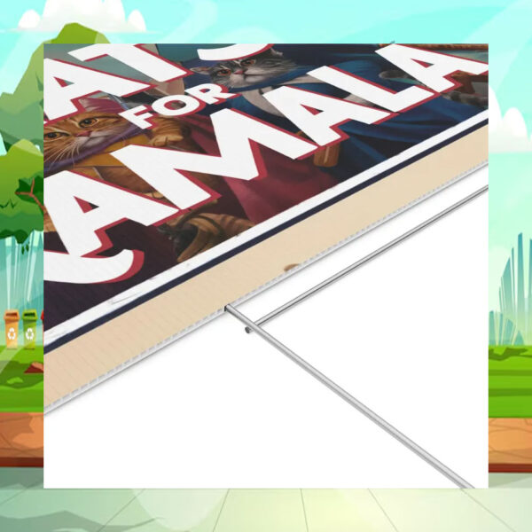 Cats For Kamala Harris 2024 Yard Signs