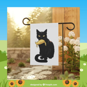 Cats For Kamala Harris Flag
