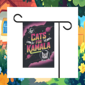Cats For Kamala Harris Garden Flag