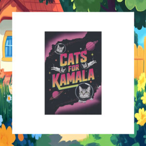 Cats For Kamala Harris Garden Flag