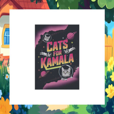 Cats For Kamala Harris Garden Flag