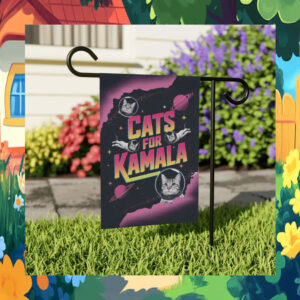 Cats For Kamala Harris Garden Flag