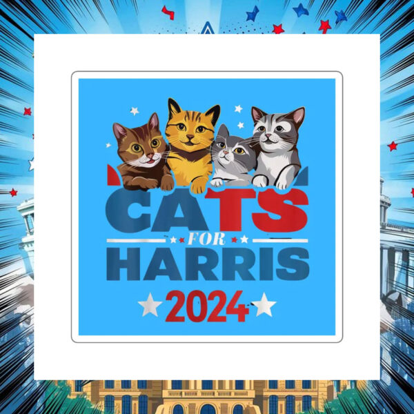 Cats Harris 2024 Bumper Sticker