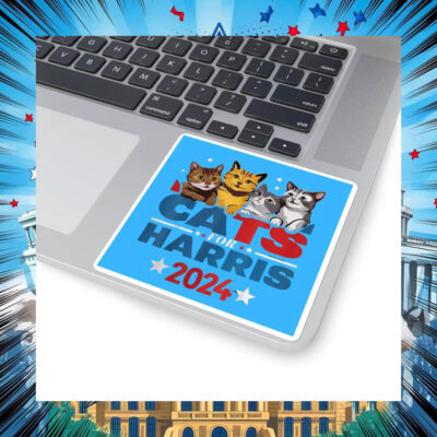 Cats Harris 2024 Bumper Sticker