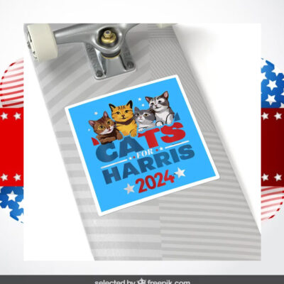 Cats Harris 2024 Sticker