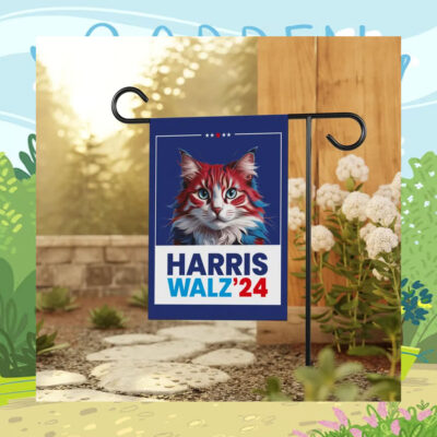 Cats Harris Walz 24 Garden Flag