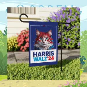 Cats Harris Walz 24 Garden Flag