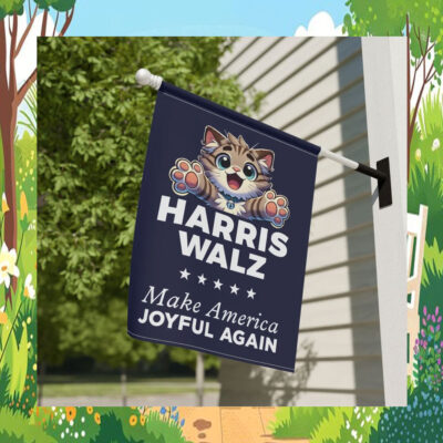 Cats ladies Harris Walz Make America Joyful Again Flag