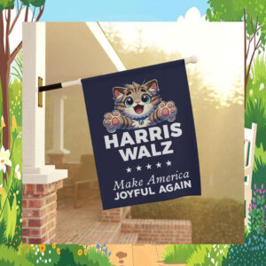 Cats ladies Harris Walz Make America Joyful Again Flag