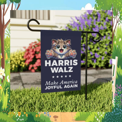 Cats ladies Harris Walz Make America Joyful Again Flag
