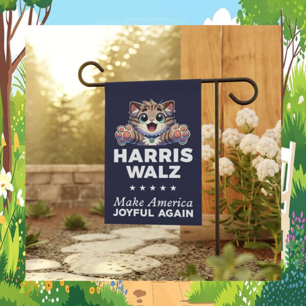 Cats ladies Harris Walz Make America Joyful Again Flag