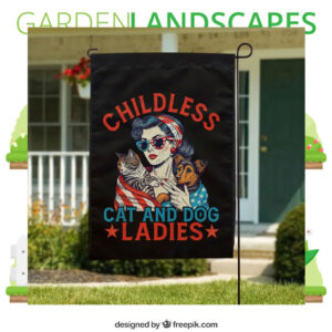 Childless Cat And Dog Ladies Kamala Flag