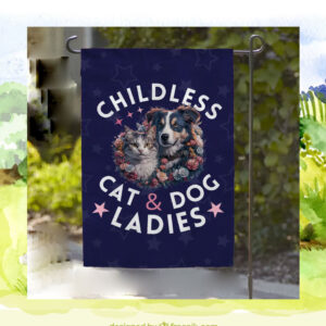 Childless Cat & Dog Ladies Vote For Kamala Flag