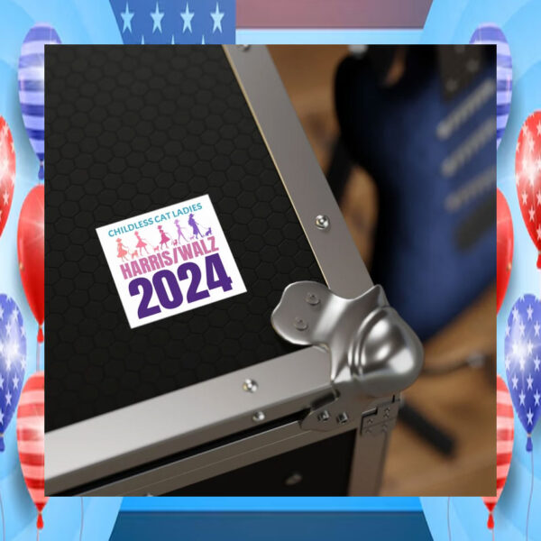 Childless Cat Ladies Harris Walz 2024 Stickers