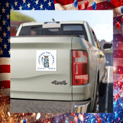 Childless Cat Ladies Kamala Vote 2024 Car Magnet