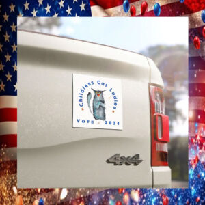 Childless Cat Ladies Kamala Vote 2024 Car Magnet