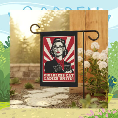 Childless Cat Ladies Unite For Kamala Harris Flag