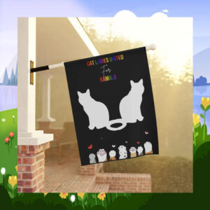 Childless Cat Ladies United for Kamala Flag