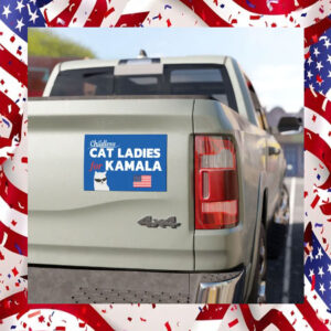 Childless Cat Ladies for Kamala Campaign Car Magnet