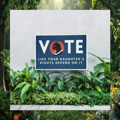 Childless Cat Lady 2024 Election Kamala Harris Yard Sign