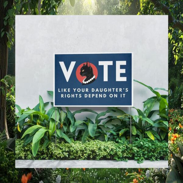 Childless Cat Lady 2024 Election Kamala Harris Yard Sign