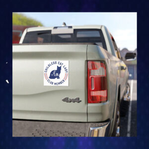 Childless Cat Lady Kamala Club Member Car Magnet
