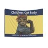 Childless Cat Lady Kamala Harris Indoor Wall Tapestry