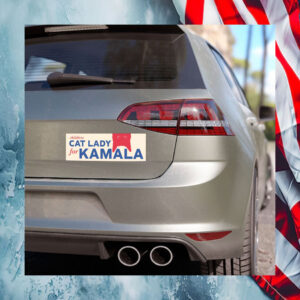 Childless Cat Lady for Kamala Car Magnet