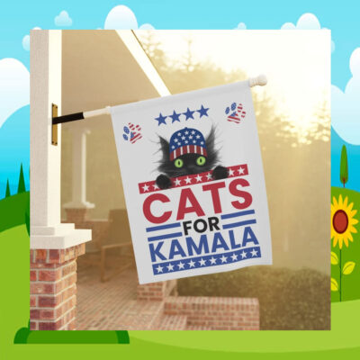 Childless Cats for Kamala Garden Flag