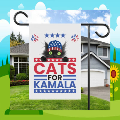 Childless Cats for Kamala Garden Flag