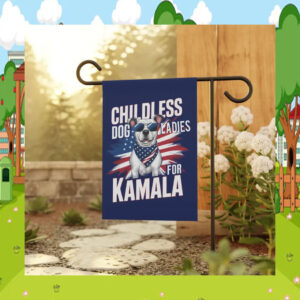 Childless Dog Ladies For Kamala 2024 Flag