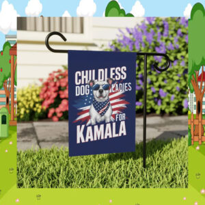 Childless Dog Ladies For Kamala 2024 Flag