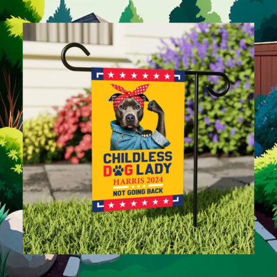 Childless Dog Ladies Kamala Harris 2024 Flag